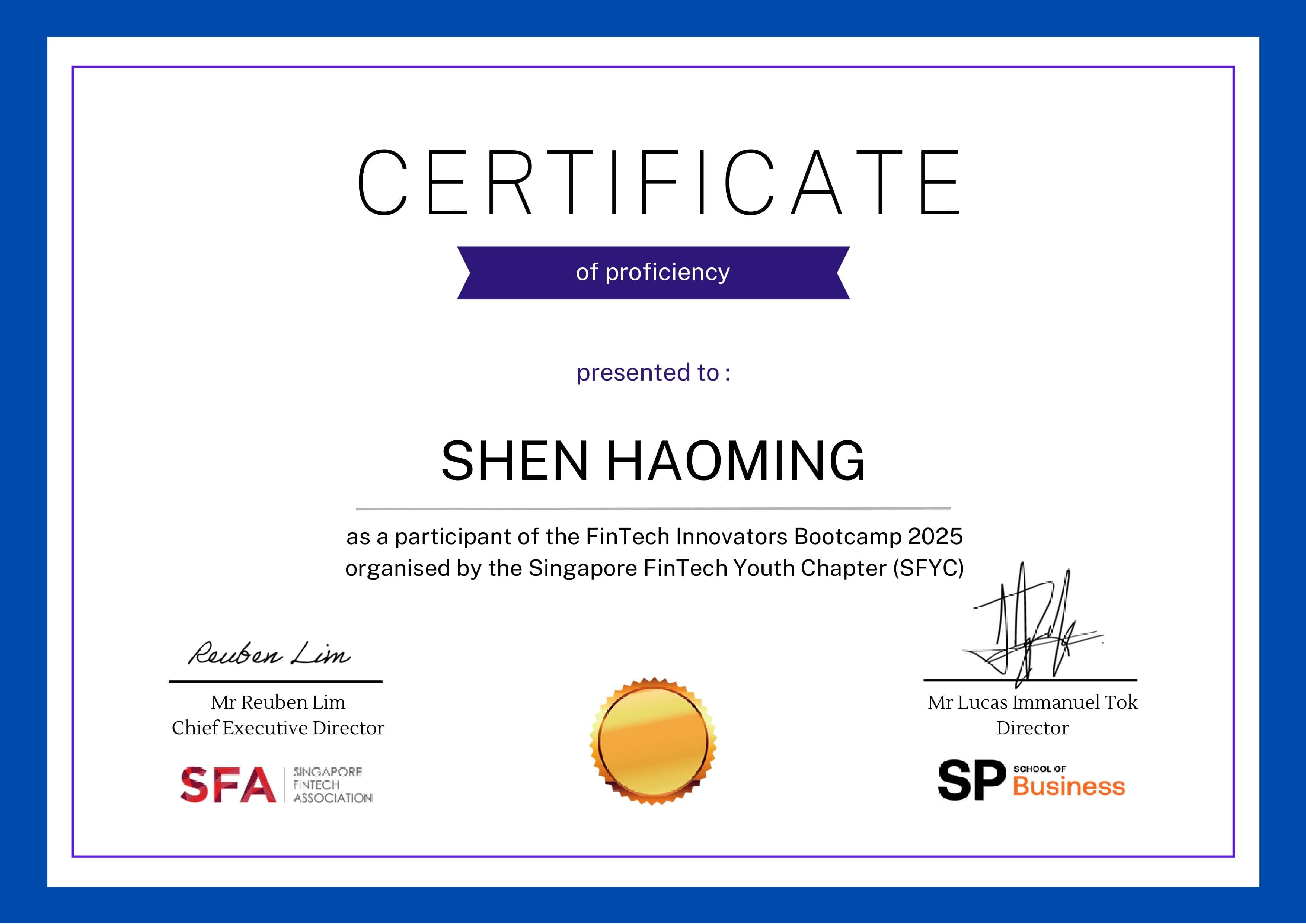 FinTech Innovators Bootcamp 2025