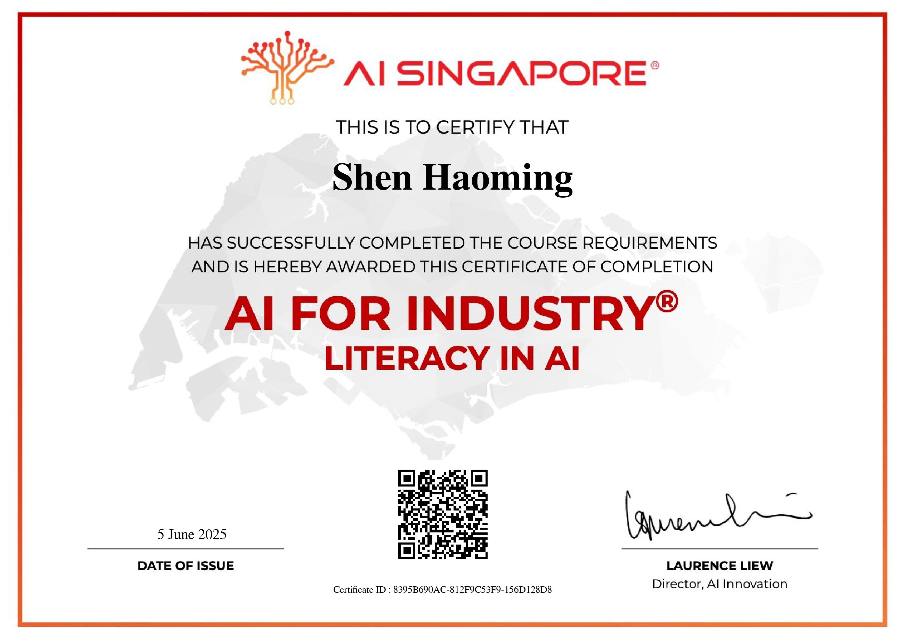 AI4I® – Literacy in AI