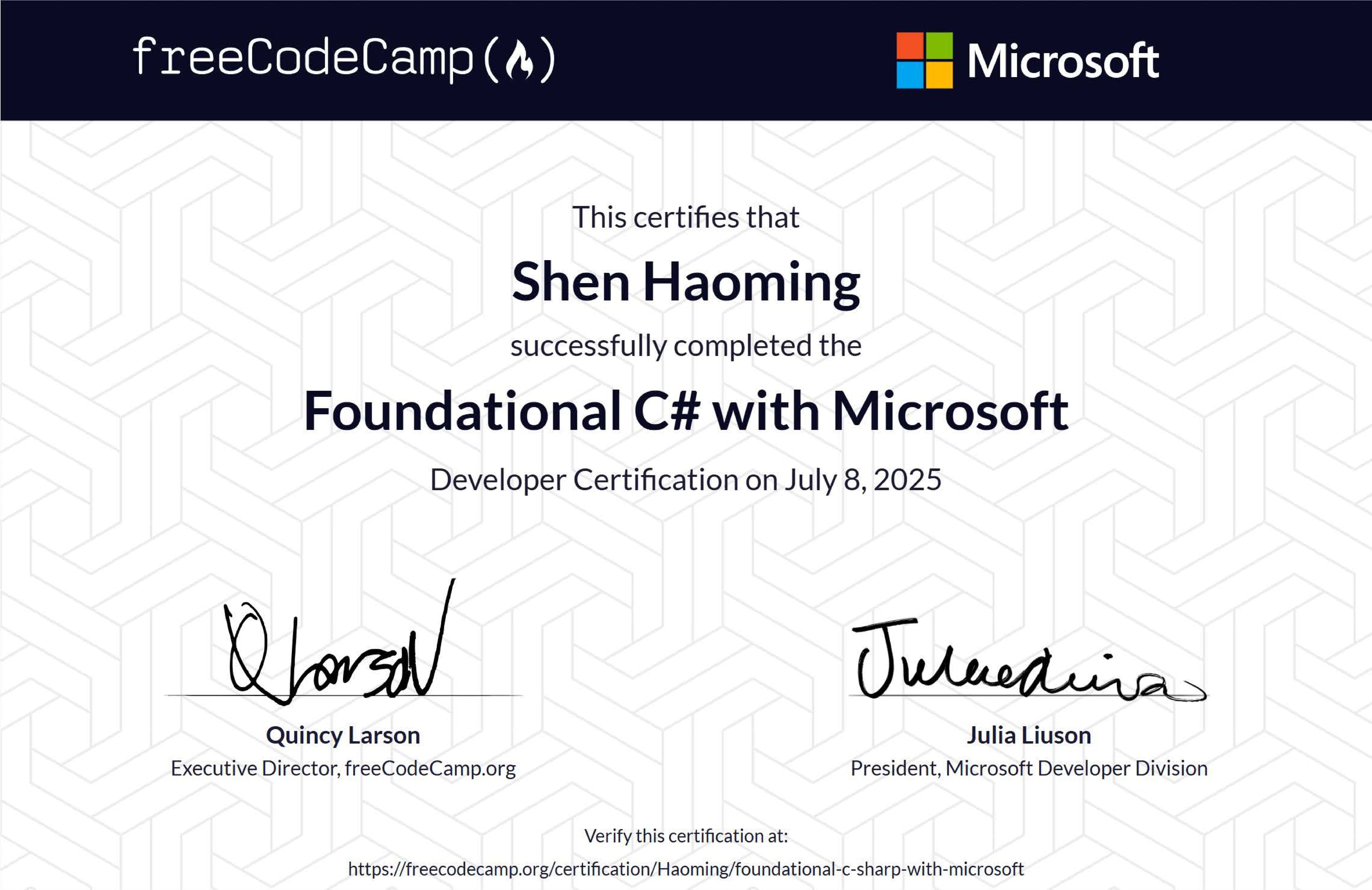 Foundational C# with Microsoft