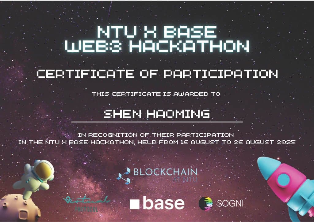 NTU x Base Web3 Hackathon